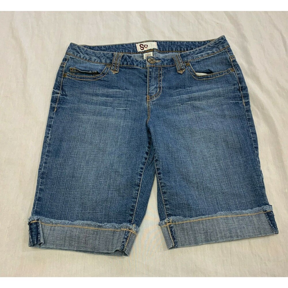 SO WOMENS JEANS SHORTS SIZE 11